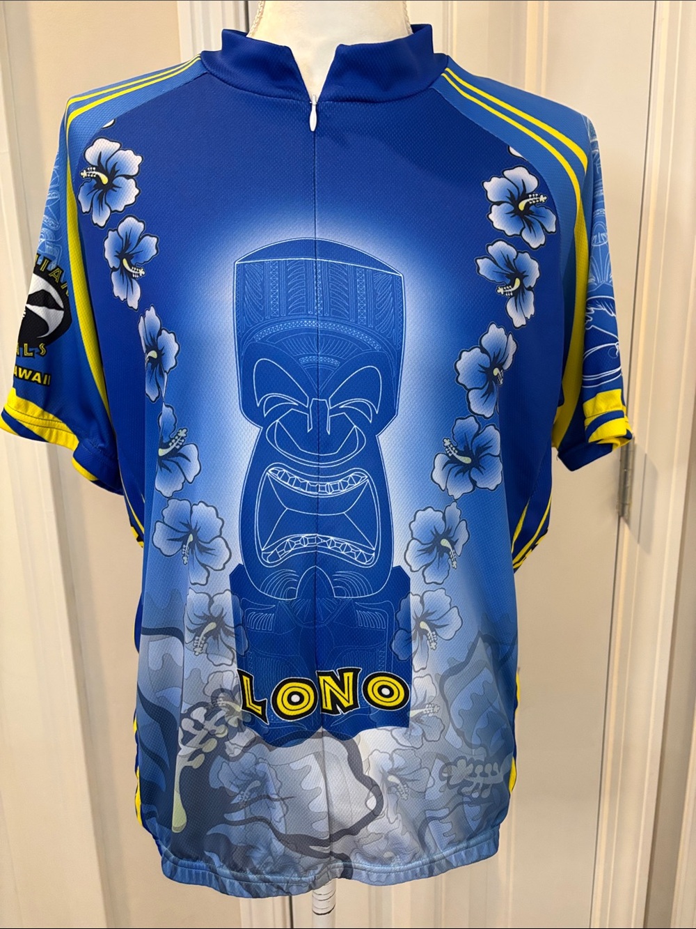 Primal Wear Lono Tiki God Cycling Jersey Size Large Vintage